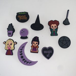 Halloween Witch Trio Croc Charms, Halloween Croc Charms, Cute Croc Charms, Holiday Croc Charms, HP Croc Charms