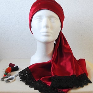 Beautiful Half-Size Headwrap for Women, Christian Jewish Head Covering, Hair Wrap, Tichel, Scarf, Hair Loss