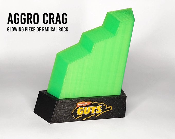Aggro Crag Glowing Desktop Trophy Etsy