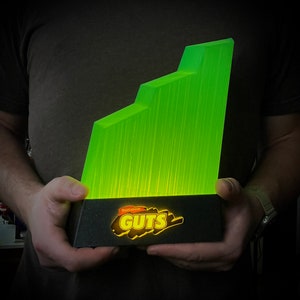 9” SUPER Crag - Nickelodeon Guts Aggro Crag Rechargeable Trophy Lamp - Radical Rock