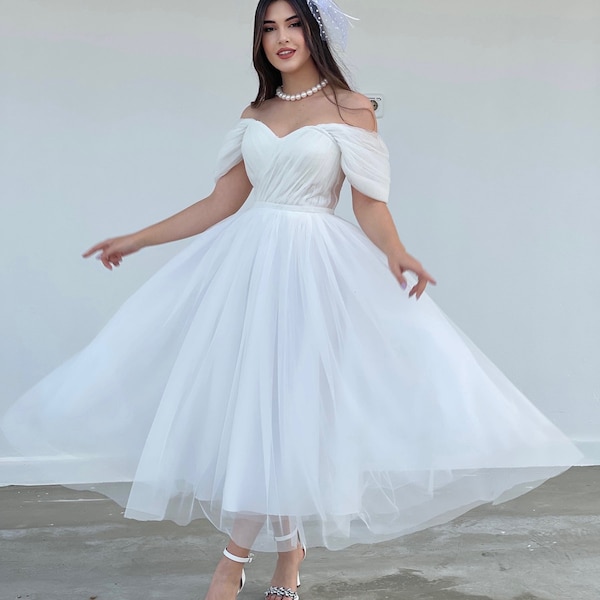 White Tulle Dress Etsy — free download