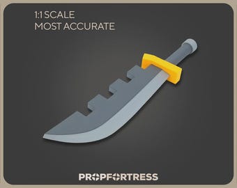 Prinny Machete: 3D Printed Replica Cosplay Prop (Team Fortress 2/TF2)