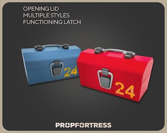 Toolbox Storage Container: 3D Printed Engineer Replica Cosplay Prop (Team Fortress 2/TF2)