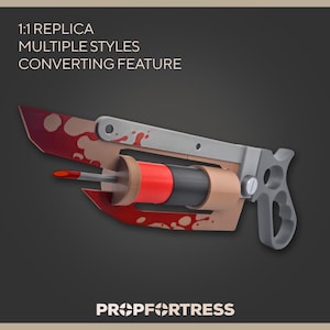 Ubersaw (Team Fortress 2 / TF2) Replica / 3D Printed Medic Cosplay Prop