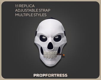 Dead Head Mask for Cosplay: 3D Printed Wearable Spy Skull Mask Replica (Team Fortress 2/TF2)