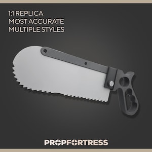 Bonesaw: 3D Printed Medic Replica Cosplay Prop Saw (Team Fortress 2/TF2)