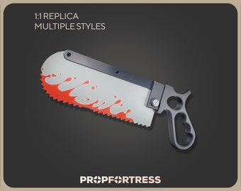 Bonesaw: 3D Printed Medic Replica Cosplay Prop Saw (Team Fortress 2/TF2)