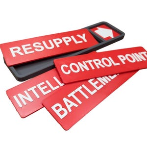 Tf2 Control Point Signs Directional Signs - Intel/control Point/battlements/resupply: 3D ...