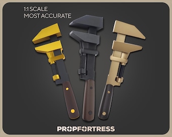 Wrench: 3D Printed Life-size Engineer Replica Cosplay Prop (Team Fortress 2/TF2)