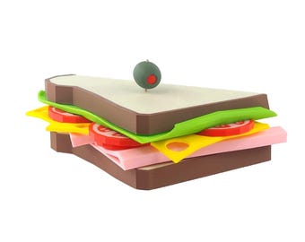 Team Fortress 2 Sandvich AshleyWood レプリカ TF2 Sandvich Prop – PROPFORTRESS