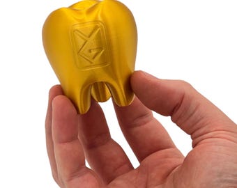 Grounded Milk Molar 3d print (FDM). Highly detailed game miniature figurine. Gold or white available!