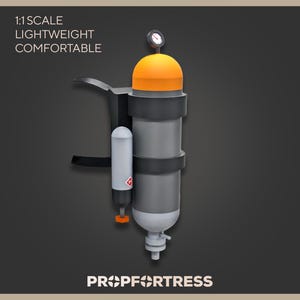 Pyro Tank Backpack for Cosplay (Team Fortress 2 / TF2) Replica 3D Printed Prop