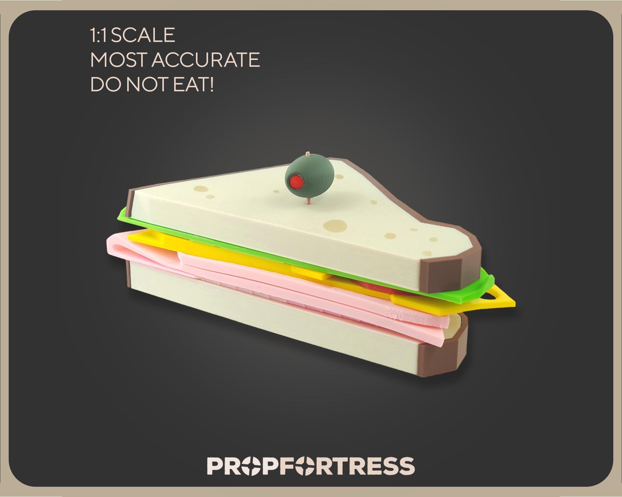 Team Fortress 2 Sandvich AshleyWood レプリカ Sandvich: 3D Printed Heavy Replica Cosplay Prop (team Fortress 2