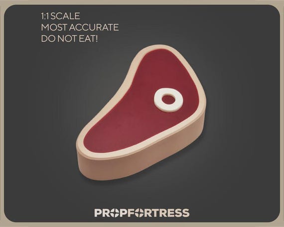 Buffalo Steak Sandvich: 3D Printed Heavy Replica Cosplay Prop