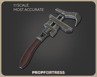 The Jag: 3D Printed Engineer Replica Cosplay Prop Wrench (Team Fortress 2/TF2)