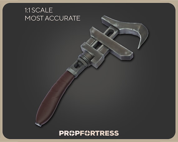 The Jag: 3D Printed Engineer Replica Cosplay Prop Wrench (Team Fortress 2/TF2)