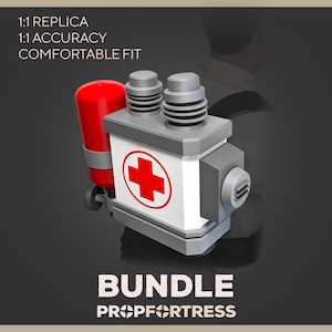Medic&#39;s Backpack for Cosplay (Team Fortress 2 / TF2) Replica / 3D Printed Cosplay Prop