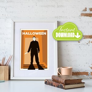 Horror Movie - Halloween - Minimalist Poster - DIGITAL DOWNLOAD VERSION
