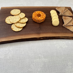 Live Edge Black Walnut Charcuterie Board