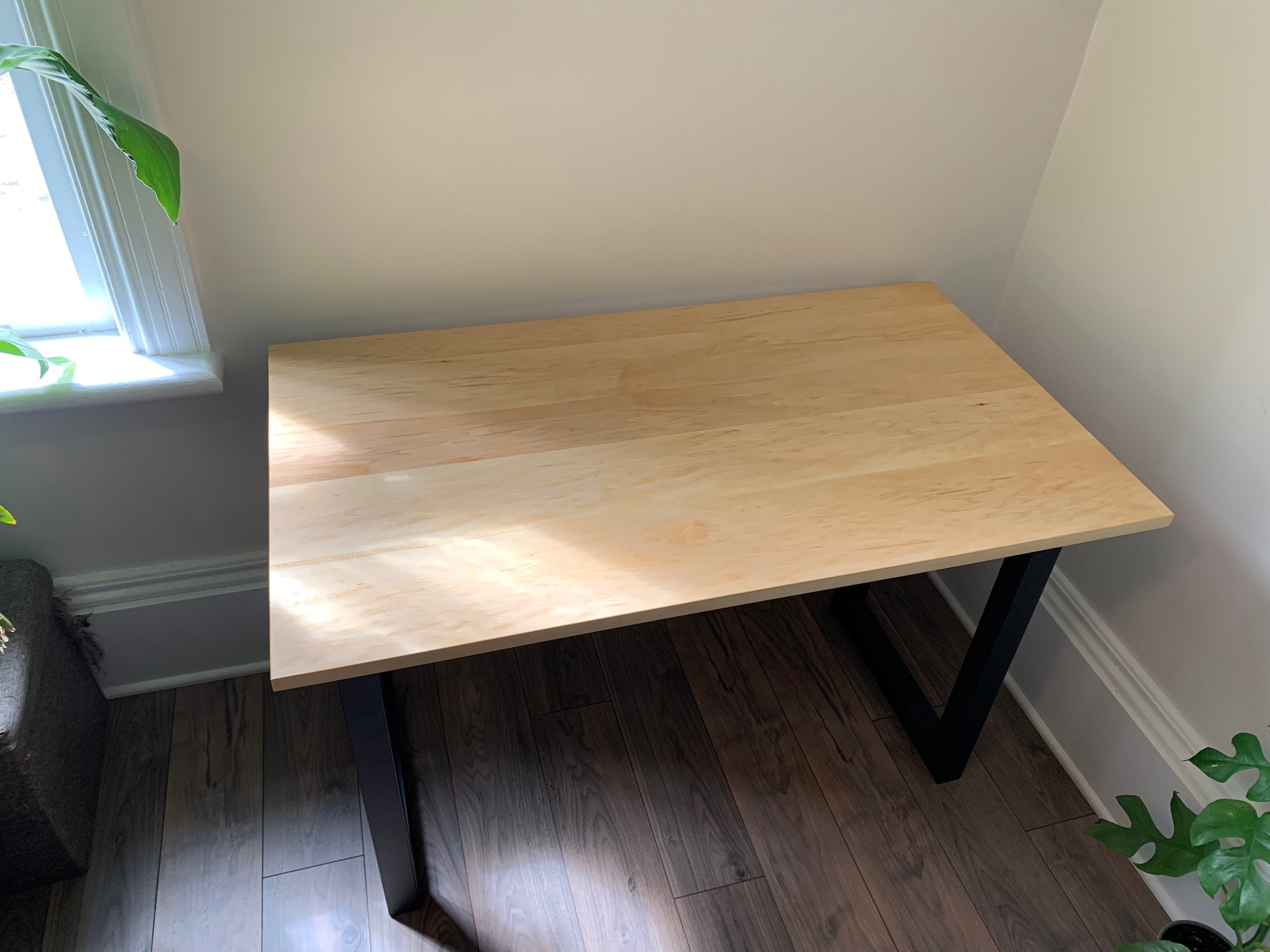 Maple Color Desk Handcrafted Maple Desk. Build Your Own Desk, Maple, Walnut, Cherry, Oak ...