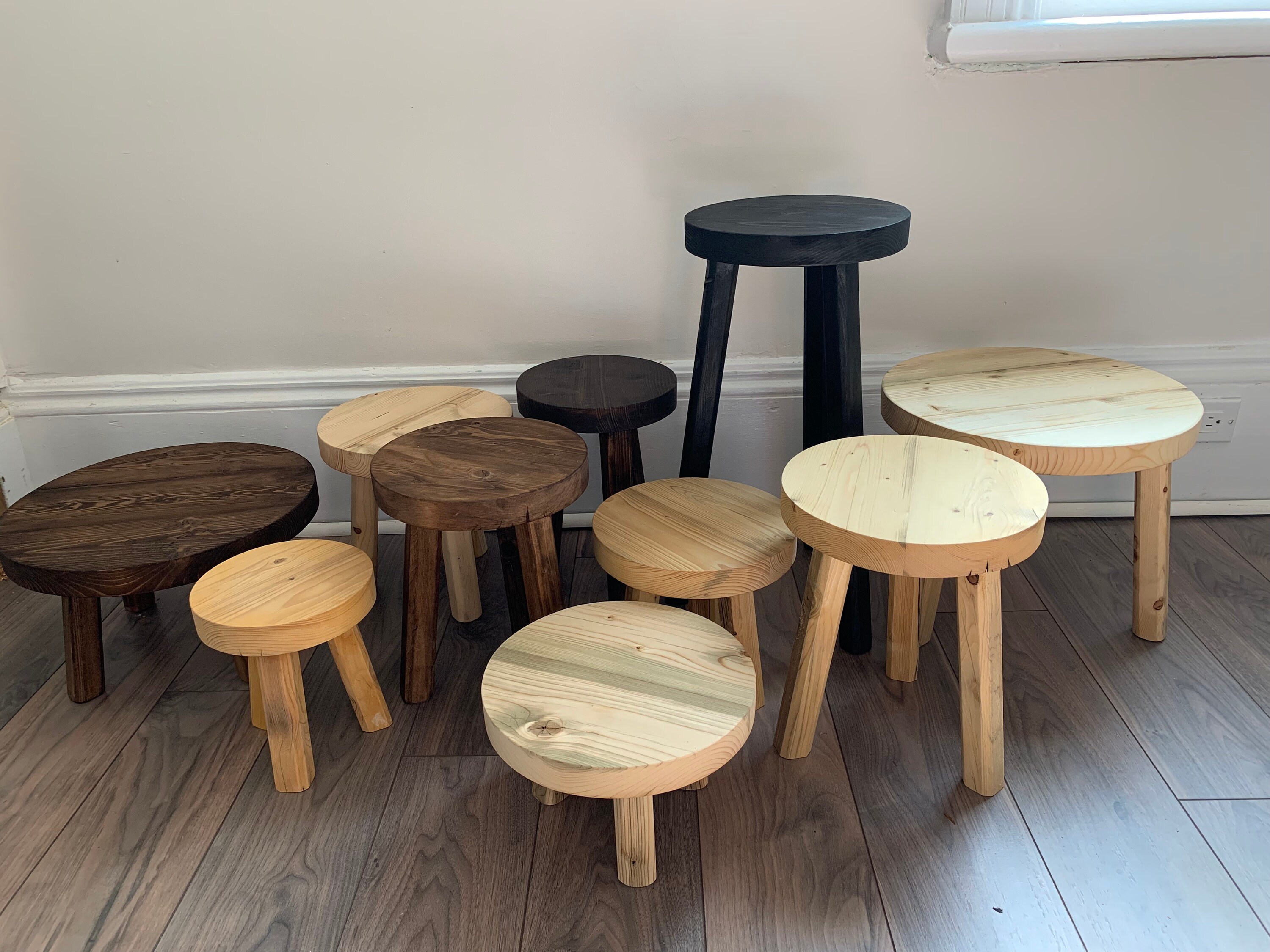 Build Your Own Stool. Decorative Stools. Reclaimed Canadian Etsy UK