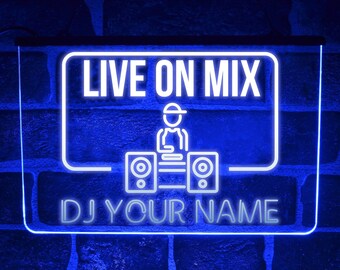 Custom Home Recording Studio DJ Light Sign | Personalised LED Neon Style Display