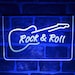 Rock 'N Roll LED Neon Light Sign Hanging Wall USB Music | Etsy UK