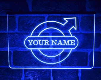 Custom Volvo Truck Cab Neon LED Light Sign Plaque For Personalised Lorry Driver Dash