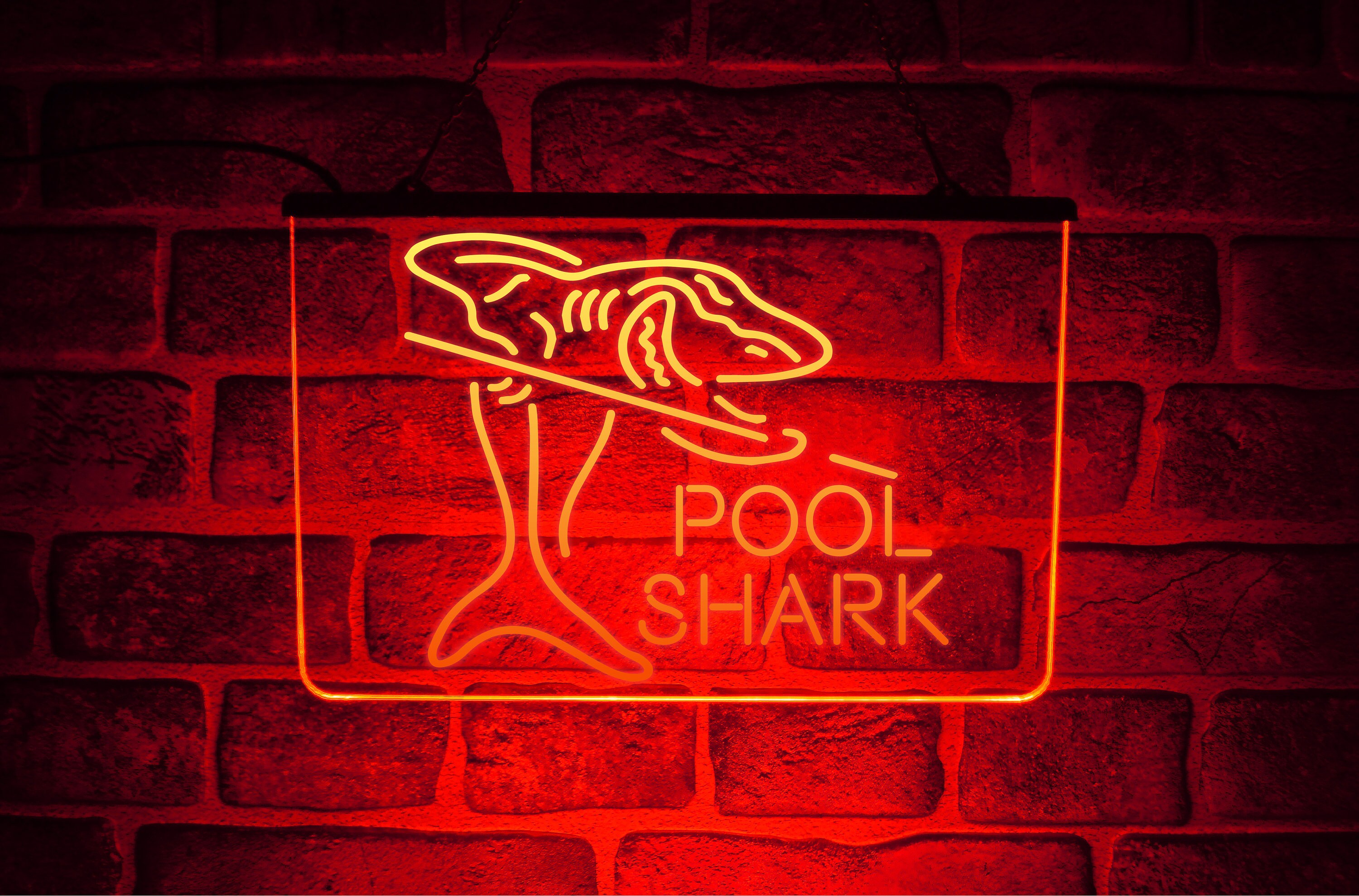 Shark Led Sign Pool Shark LED Neon Light Sign Lit up USB Display Plaque for | Etsy UK