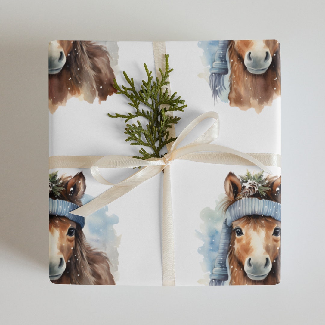 Cute Little Pony Wrapping Paper Sheets - Etsy