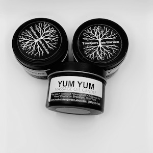 YUM YUM massage oil scented candle