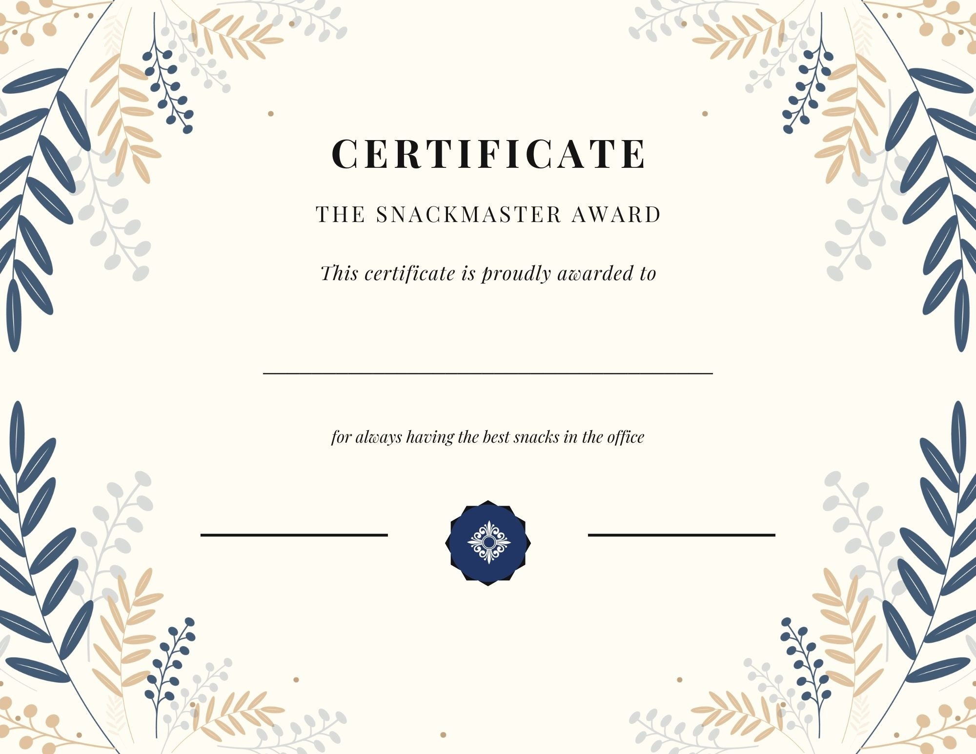 Funny Office Certificate Awards Set of 15 INSTANT DOWNLOAD PRINTABLE Digital File Template - Etsy