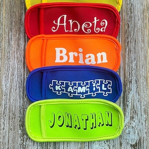 Personalized Popsicle Holder , Summer Party Favors , Popsicle Sleeves , Snack Holder , Popsicle Koozie , Personalized Kids Gift ,