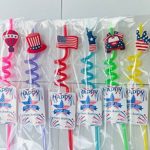 4th of July Party Favors , Personalized Party Favors, Patriotic Gift, Kids Party Favors , Independence Day, Red White and Blue, Memorial Day