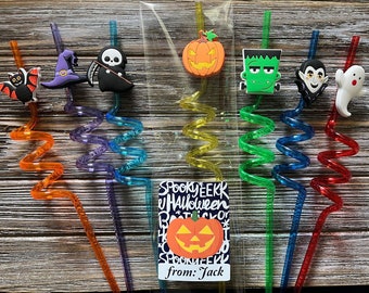 Halloween Kids Party Favors, Halloween Gift, Trick or Treat, Classroom Gifts, Halloween, Halloween Class Favor