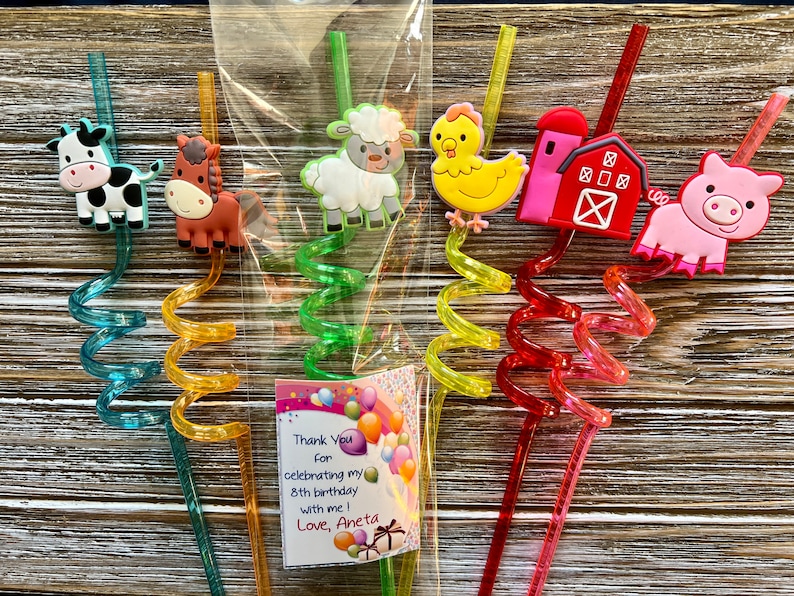 Farm Animals Party Favors Kids Birthday Party Favors - Etsy