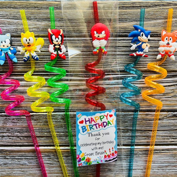 Sonic Party Favors Etsy