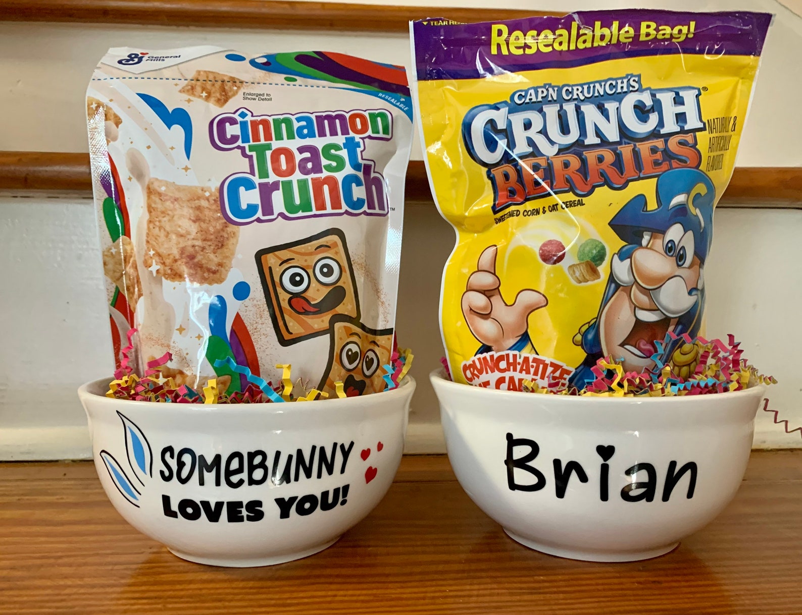 Easter Cereal Bowl Easter Gifts Gift Personalized Gift Etsy