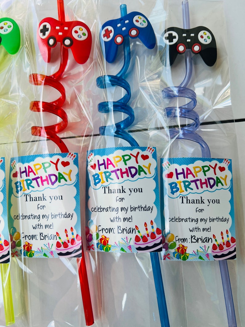 Kids Birthday Party Favors Boys Birthday Gift Gaming Party Etsy