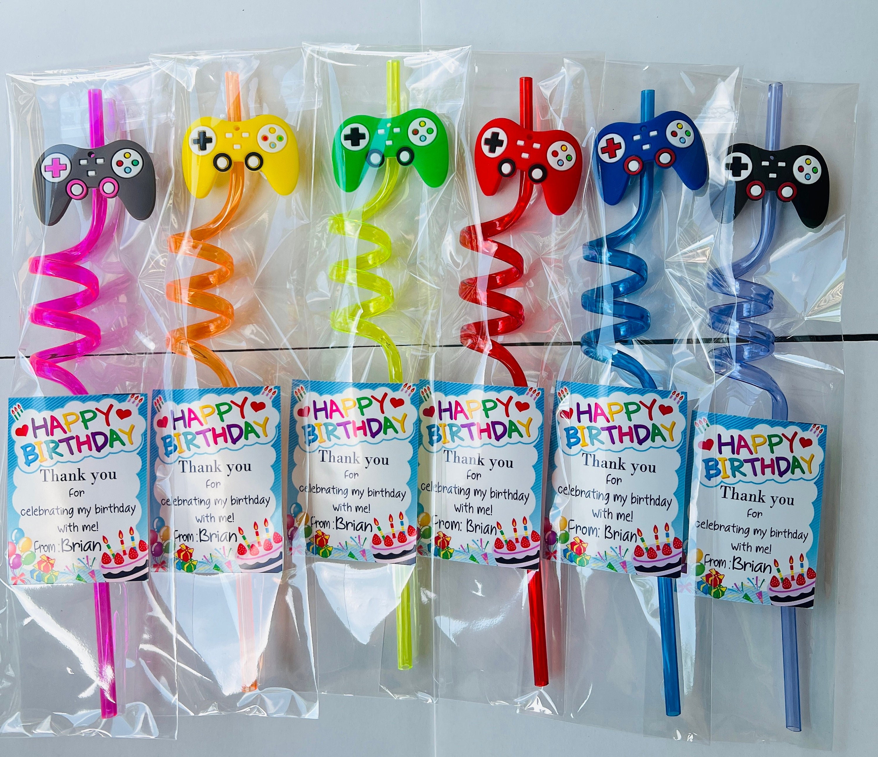 25 PCS Christmas Party Favors for Kids, Xmas Drinking Straws Reusable,  Christmas Party Supplies for Kids Birthday Party, Stocking Stuffers,  Classroom