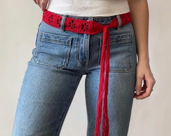 Ceinture La Rosa - Patron au crochet PDF