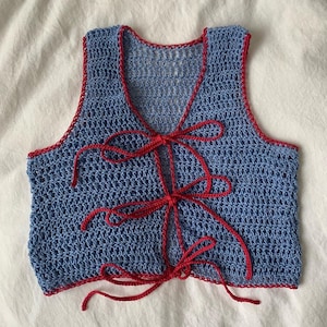 Loopy vest crochet pattern PDF image 9