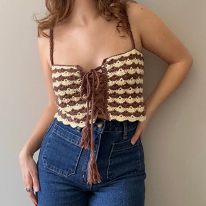 Shell Tank - crochet pattern PDF