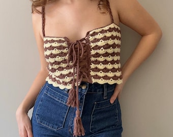 Shell Tank - Crochet pattern PDF/Instant download