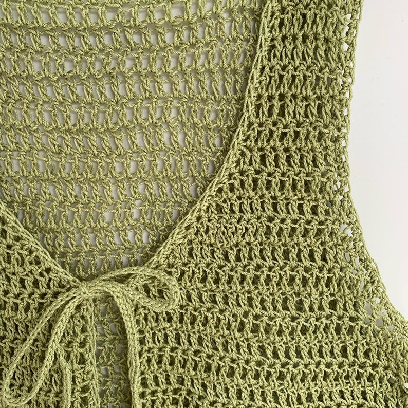 Loopy vest crochet pattern PDF image 4