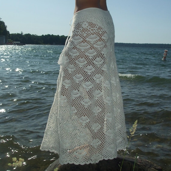 家宝レーススカート - かぎ針編みパターン PDF/即時ダウンロード