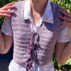 Loopy vest crochet pattern PDF image 7