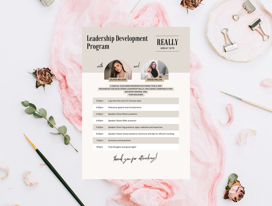 Digital Coaching Program Template for Your Tools and Resources on ...