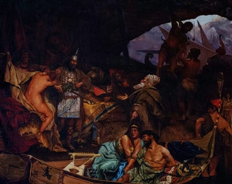Corsairs (Master Study after Henryk Siemiradzki) – Original Oil Painting