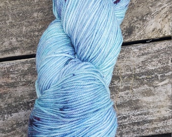 All the Blues - OoaK Sparkle Sock Yarn